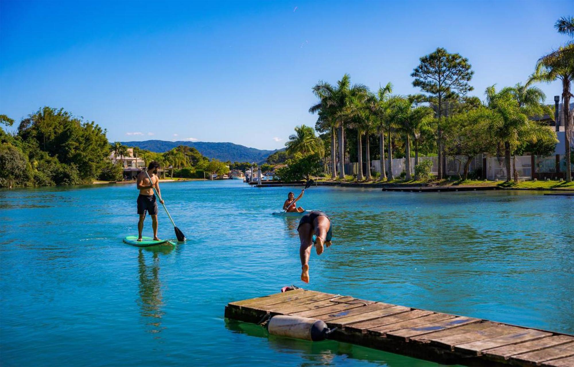 Nomades Riverside - Adventure Hostels & Coworking Florianopolis Exterior photo